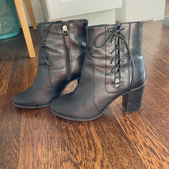 Schutz Leather Booties - Picture 2 of 4